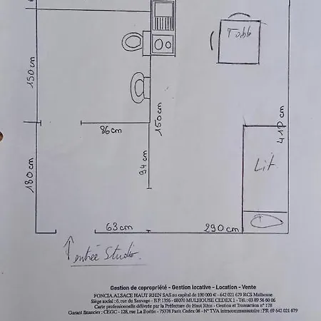 Apartament Studio Jonquille